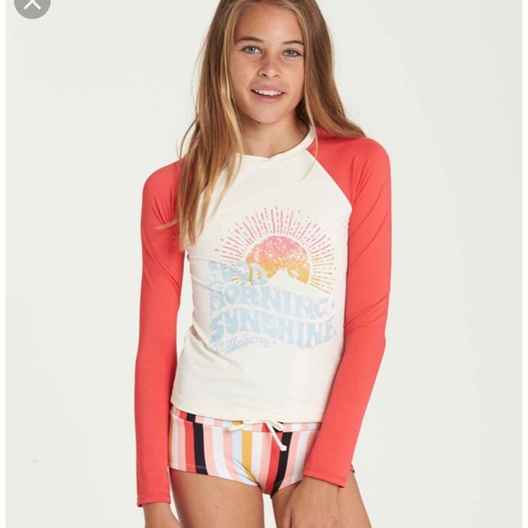 girls rashguard swimsuit